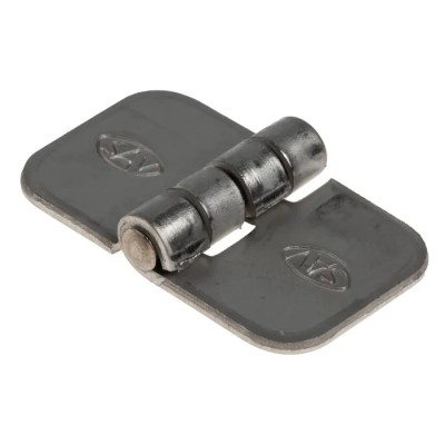 Savigny Stainless Steel Butt Hinge with Fixed Pin, Screw Fixing, 20 mm x 34 mm x 1.5 mm 40447 AIB