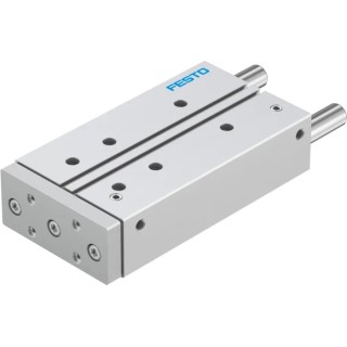 Festo Pneumatic Guided Cylinder 40mm Bore 160mm Stroke Double Acting Elastomer Cushioning DFM Series DFM-40-160-P-A-GF