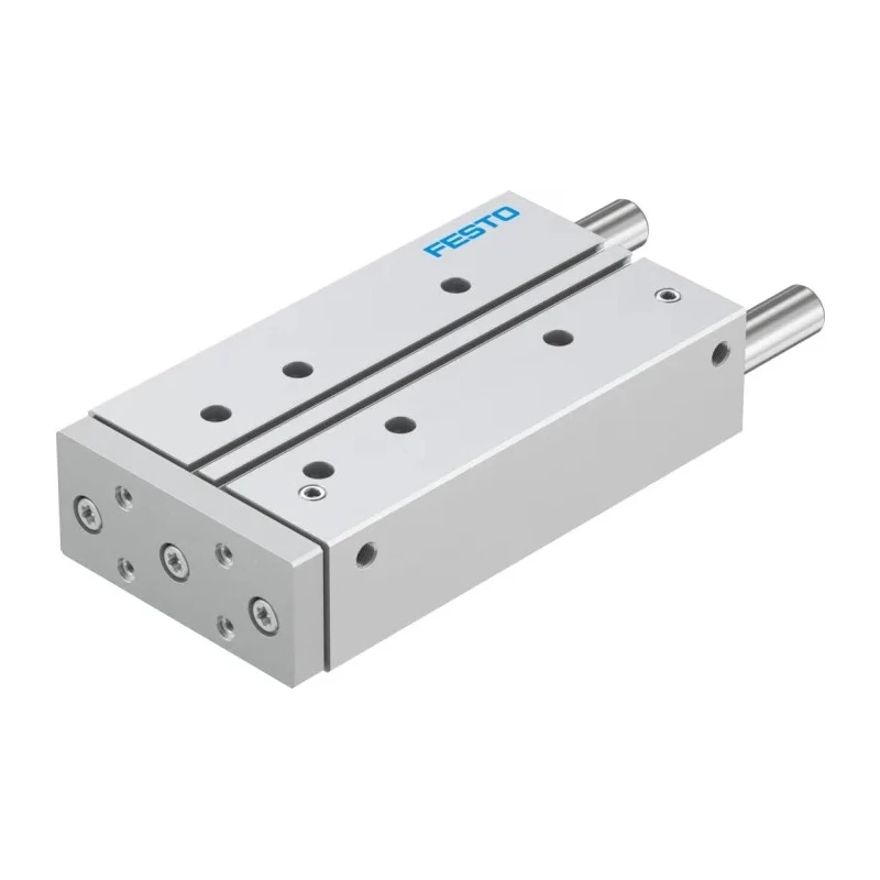 Festo Pneumatic Guided Cylinder 40mm Bore 160mm Stroke Double Acting Elastomer Cushioning DFM Series DFM-40-160-P-A-GF