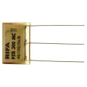KEMET Paper Capacitor X2 + 2xY2 100nF 275V AC 275V DC Through Hole PZB300