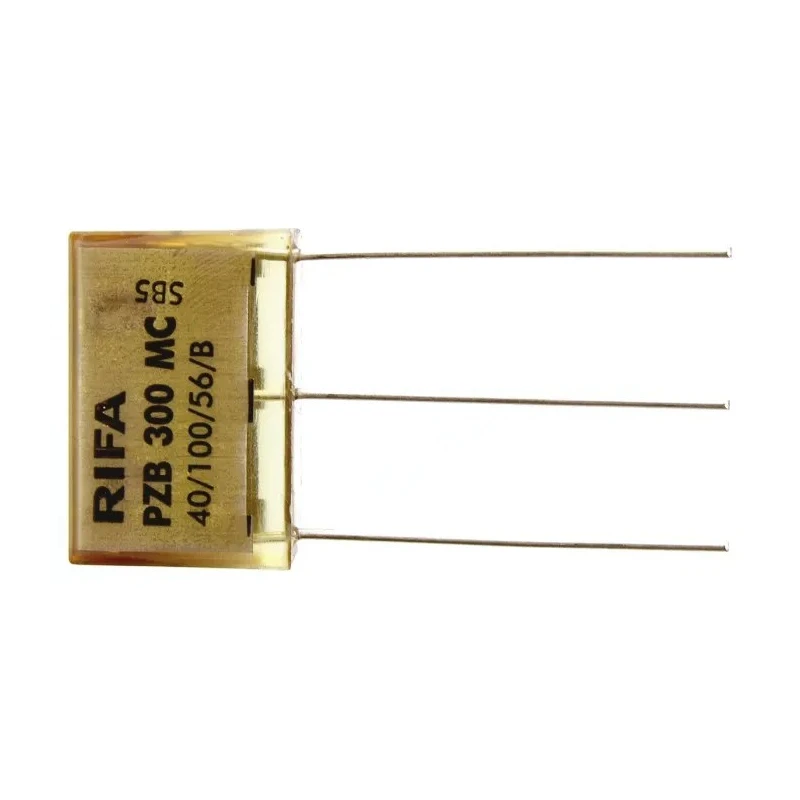 KEMET Paper Capacitor X2 + 2xY2 100nF 275V AC 275V DC Through Hole PZB300