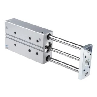 Festo Pneumatic Guided Cylinder 40mm Bore 200mm Stroke Double Acting Anodised Aluminium DFM-40-200-P-A-KF