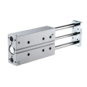 Festo Pneumatic Guided Cylinder 40mm Bore 200mm Stroke Double Acting Anodised Aluminium DFM-40-200-P-A-KF