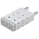 Festo Pneumatic Guided Cylinder 40mm Bore, 125mm Stroke, Double Acting, Through Hole Mount, NBR Body DFM-40-125-P-A-GF