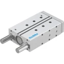 Festo Pneumatic Guided Cylinder 40mm Bore, 125mm Stroke, Double Acting, Through Hole Mount, NBR Body DFM-40-125-P-A-GF