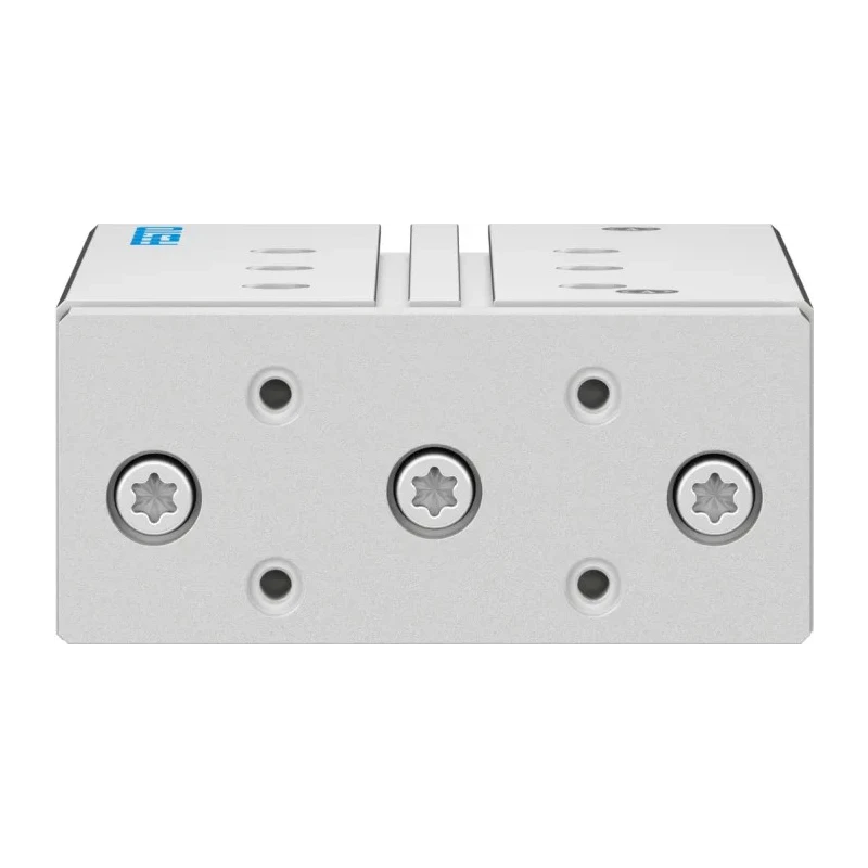 Festo Pneumatic Guided Cylinder 40mm Bore, 125mm Stroke, Double Acting, Through Hole Mount, NBR Body DFM-40-125-P-A-GF