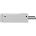 Festo Pneumatic Guided Cylinder 40mm Bore, 125mm Stroke, Double Acting, Through Hole Mount, NBR Body DFM-40-125-P-A-GF