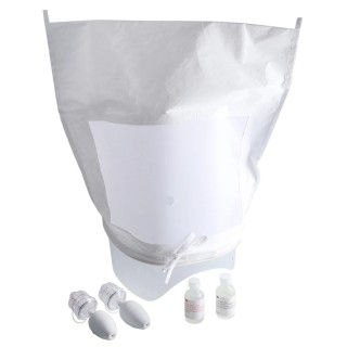 3M FT10 Sweet Kit Respirator Fit Testing Kit with 55ml Sweet Fit Test Solution, Hood & Collar, Nebulisers - FT10