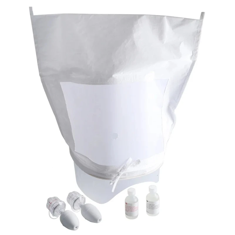 3M FT10 Sweet Kit Respirator Fit Testing Kit with 55ml Sweet Fit Test Solution, Hood & Collar, Nebulisers - FT10