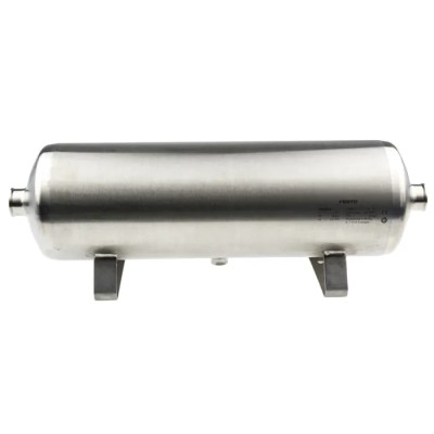 Festo Air Reservoir 20L Volume, G1 Port Size, CRVZS Series, 16 bar Maximum Pressure, High Alloy Stainless Steel CRVZS-20