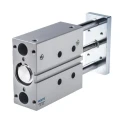 Festo Pneumatic Guided Cylinder 40mm Bore, Double Acting, Through Hole Mount, DFM Series DFM-40-80-P-A-KF