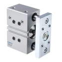 Festo Pneumatic Guided Cylinder DFM Series 40mm Bore 25mm Stroke Double Acting Through Hole Mount DFM-40-25-P-A-KF