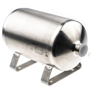 Festo Air Reservoir 5L Volume, G1 Port Size, CRVZS Series, 16 bar Maximum Pressure CRVZS-5