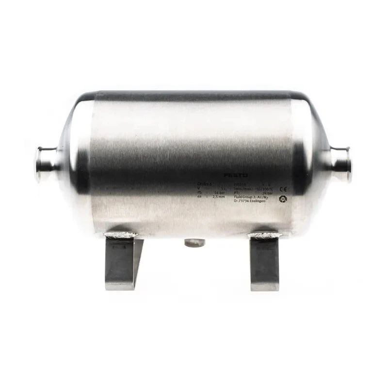 Festo Air Reservoir 5L Volume, G1 Port Size, CRVZS Series, 16 bar Maximum Pressure CRVZS-5