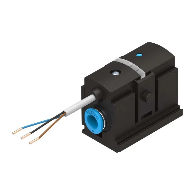 Festo Pressure Sensor IP40 10 bar 12V dc, 24 V dc Piezoresistive Measurement 