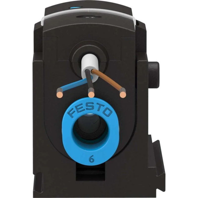 Festo Pressure Sensor IP40 10 bar 12V dc, 24 V dc Piezoresistive Measurement 