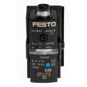Festo Pneumatic Pressure Sensor, Piezoresistive, Threaded Port, 6 mm Tubing, 10 Bar, IP40, 12V DC/24V DC, Model 