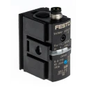 Festo Pneumatic Pressure Sensor, Piezoresistive, Threaded Port, 6 mm Tubing, 10 Bar, IP40, 12V DC/24V DC, Model 