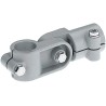 Rose+Krieger M8 Hinge Clamp Connecting Component Strut Profile 25 mm Groove Size 40 mm Round Tube Size 25.1 mm 182500010200