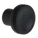 RS PRO Black Polymer Knurled Clamping Knob M5 Threaded Hole Italy 448-8836