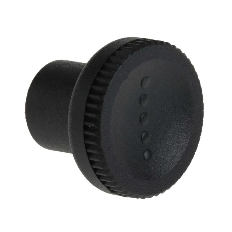 RS PRO Black Polymer Knurled Clamping Knob M5 Threaded Hole Italy 448-8836