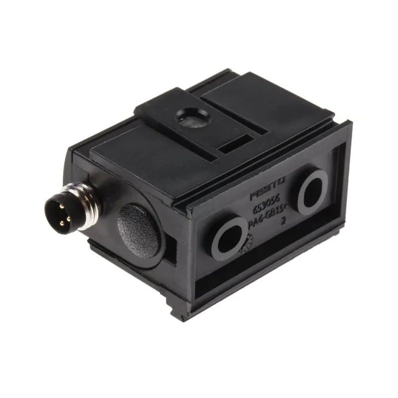 Festo Pneumatic Pressure Sensor QS-6 Port Threaded, 0-10 bar, IP40, 15-30V DC, 50 °C, Model 