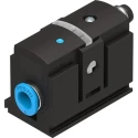 Festo Pneumatic Pressure Sensor QS-6 Port Threaded, 0-10 bar, IP40, 15-30V DC, 50 °C, Model 