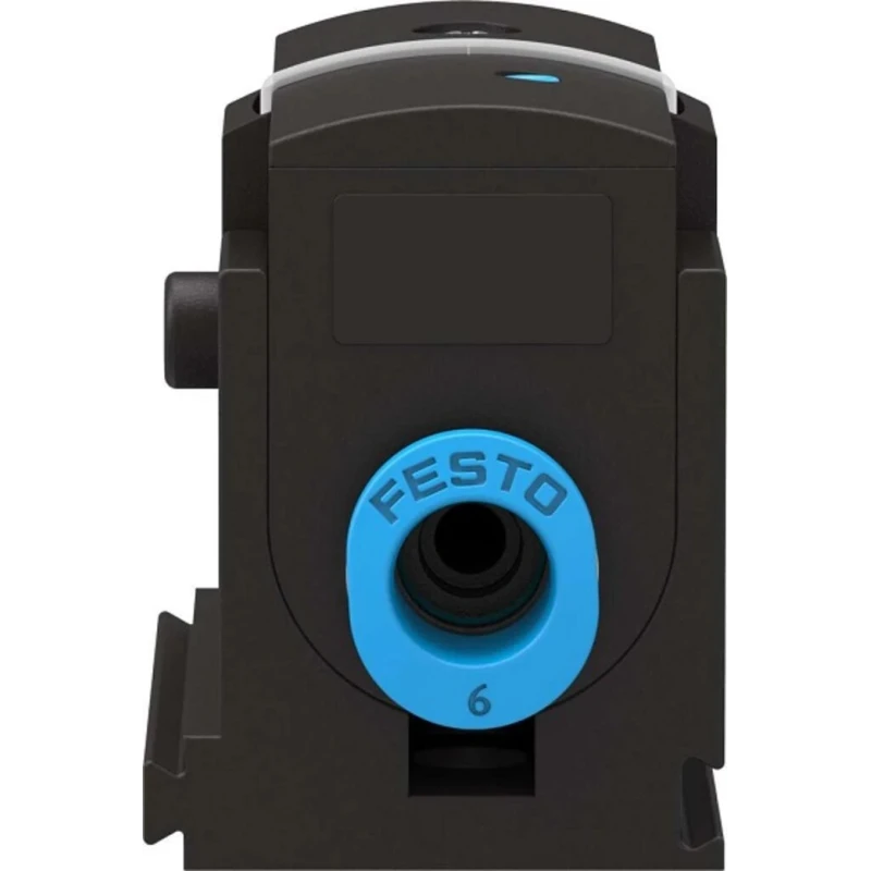 Festo Pneumatic Pressure Sensor QS-6 Port Threaded, 0-10 bar, IP40, 15-30V DC, 50 °C, Model 