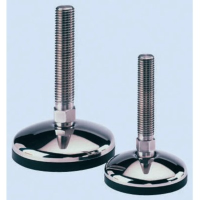 Nu-Tech Engineering M16 65 mm Diameter Stainless Steel Adjustable Foot 1250 kg Static Load Capacity 10° Tilt Angle A087/004