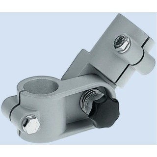 Rose+Krieger M8 Hinge Clamp Connecting Component Strut Profile 25 mm, Round Tube Size 25.1 mm 182500040200