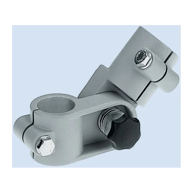 Rose+Krieger M8 Hinge Clamp Connecting Component Strut Profile 25 mm, Round Tube Size 25.1 mm 182500040200