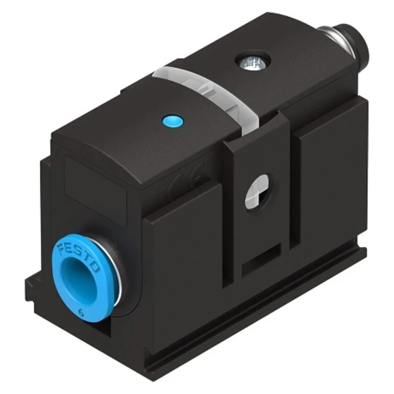 Festo Pneumatic Pressure Sensor 10 bar Maximum Operating Pressure 15, 30 V DC Voltage IP40 Protection Rating 