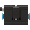 Festo Pneumatic Pressure Sensor 10 bar Maximum Operating Pressure 15, 30 V DC Voltage IP40 Protection Rating 
