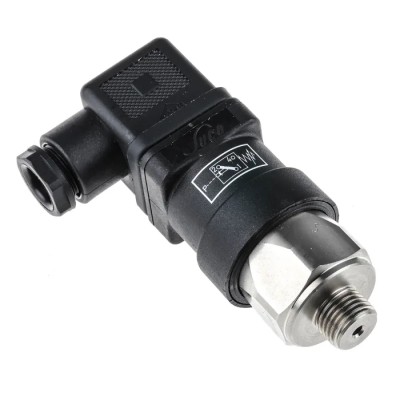 Suco 0184 Series Industrial Stainless Steel Pressure Sensor, SPCO Output, 1 bar to 10 bar, Threaded Mount, IP65 0184458031-SS