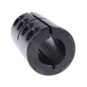 Ruland Rigid Shaft Coupling Black Oxide Steel Clamp Style 75mm Length 25mm Bore Diameter 400Nm Torque Rating MCLX-25-25-F