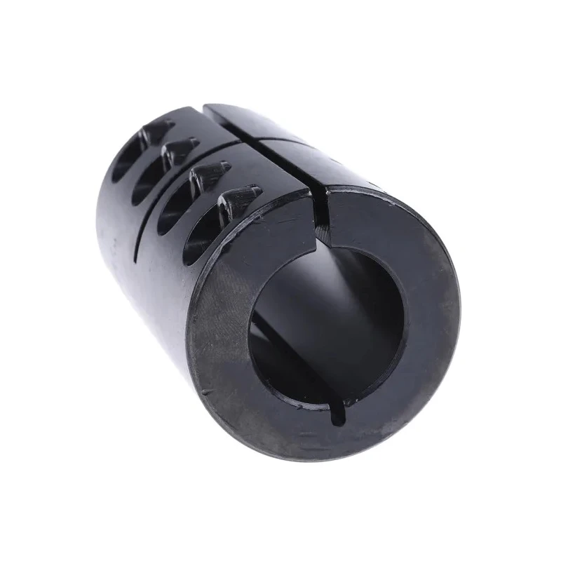 Ruland Rigid Shaft Coupling Black Oxide Steel Clamp Style 75mm Length 25mm Bore Diameter 400Nm Torque Rating MCLX-25-25-F