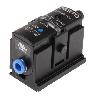 Festo Pneumatic Pressure Sensor  IP40, 0 bar Max Pressure, 15-30V DC, 50°C Max Operating Temperature