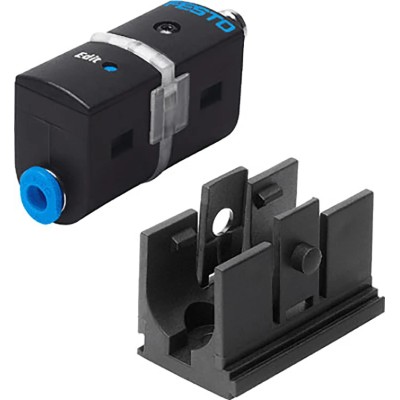 Festo Pneumatic Pressure Sensor with IP40 Protection 0 bar Maximum Pressure 15-30V DC Voltage 