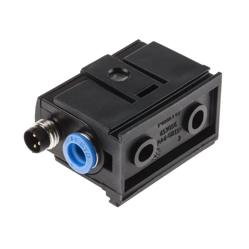Festo Pneumatic Pressure Sensor, Threaded Port, NPN/PNP Output, 6 mm Tubing, IP40, 0-50 °C, 15-30V DC 