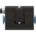 Festo Pneumatic Pressure Sensor, Threaded Port, NPN/PNP Output, 6 mm Tubing, IP40, 0-50 °C, 15-30V DC 