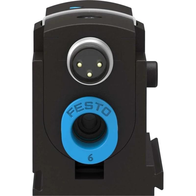 Festo Pneumatic Pressure Sensor, Threaded Port, NPN/PNP Output, 6 mm Tubing, IP40, 0-50 °C, 15-30V DC 