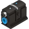 Festo Pneumatic Pressure Sensor, Threaded Port, NPN/PNP Output, 6 mm Tubing, IP40, 0-50 °C, 15-30V DC 