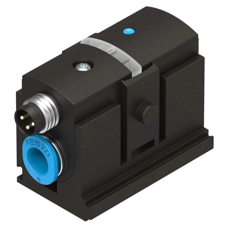 Festo Pneumatic Pressure Sensor, Threaded Port, NPN/PNP Output, 6 mm Tubing, IP40, 0-50 °C, 15-30V DC 