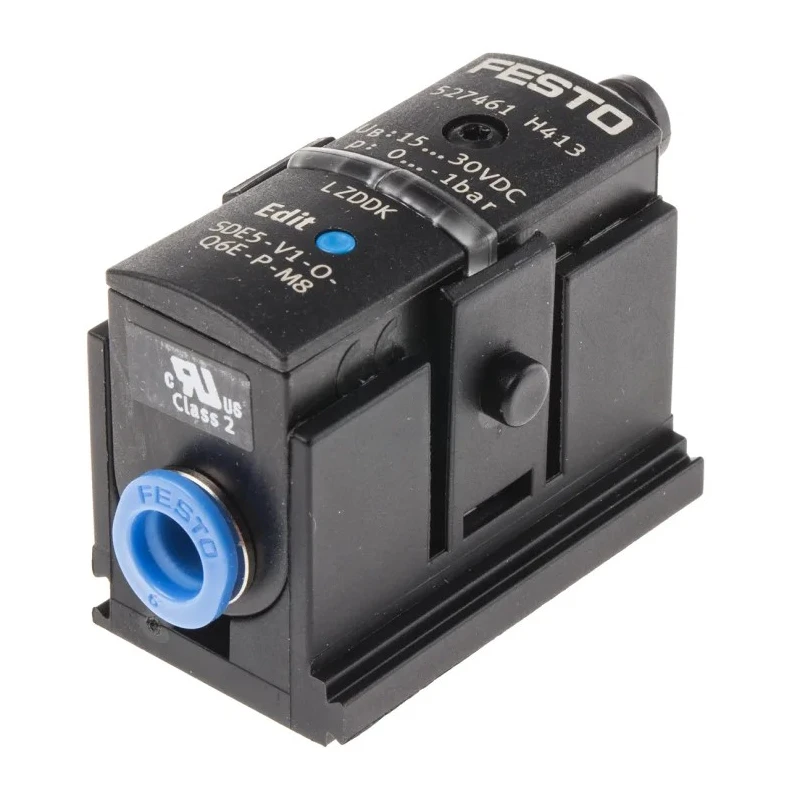 Festo Pneumatic Pressure Sensor 15V DC, 30V DC, IP40, 0 bar, 50°C 