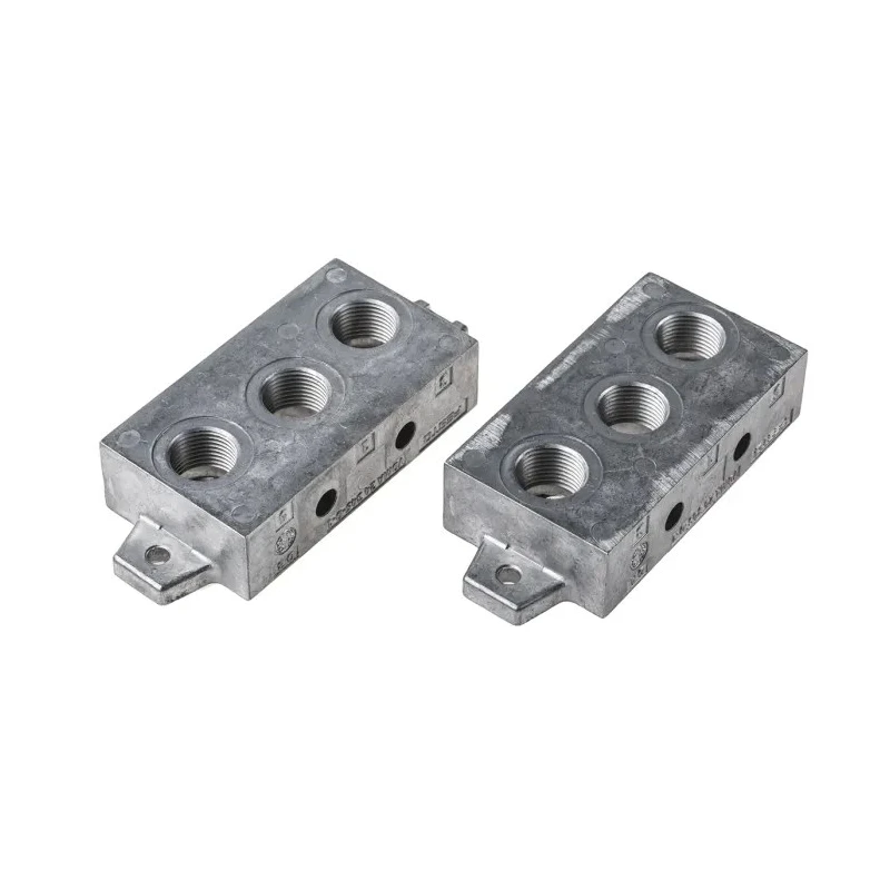 Festo NEV series 3 Station G Manifold End Base for Standard Valves 3/8 in Aluminium NEV-1DA/DB-ISO