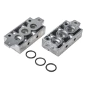 Festo NEV series 3 Station G Manifold End Base for Standard Valves 3/8 in Aluminium NEV-1DA/DB-ISO