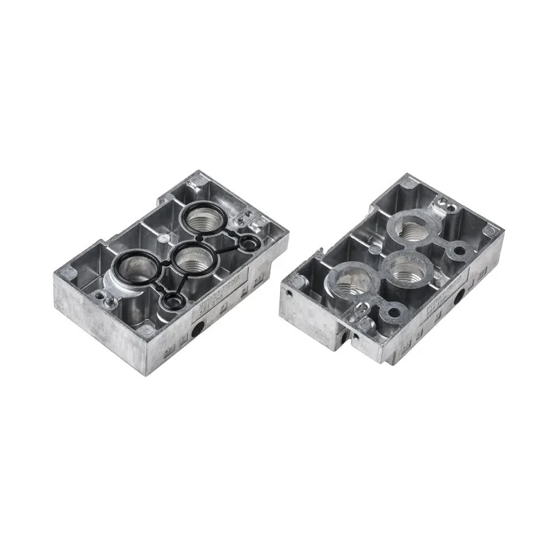 Festo NEV series 3 station G Manifold End Base with Aluminium Body for Solenoid Pneumatic Valves NEV-01-VDMA