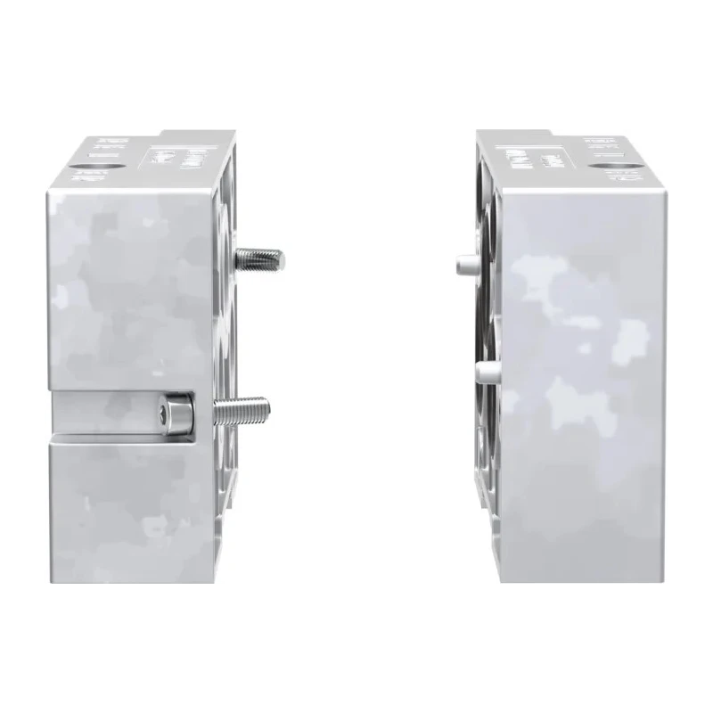 Festo NEV series 3 station G Manifold End Base with Aluminium Body for Solenoid Pneumatic Valves NEV-01-VDMA
