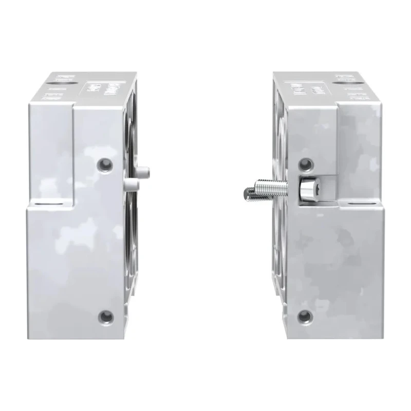 Festo NEV series 3 station G Manifold End Base with Aluminium Body for Solenoid Pneumatic Valves NEV-01-VDMA