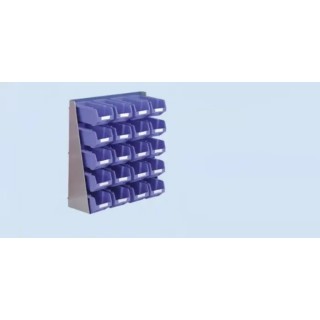RS PRO Polypropylene Storage Rack Bench Stand Blue 500 mm x 500 mm 448-5360